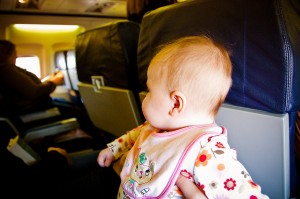 volare con bambini