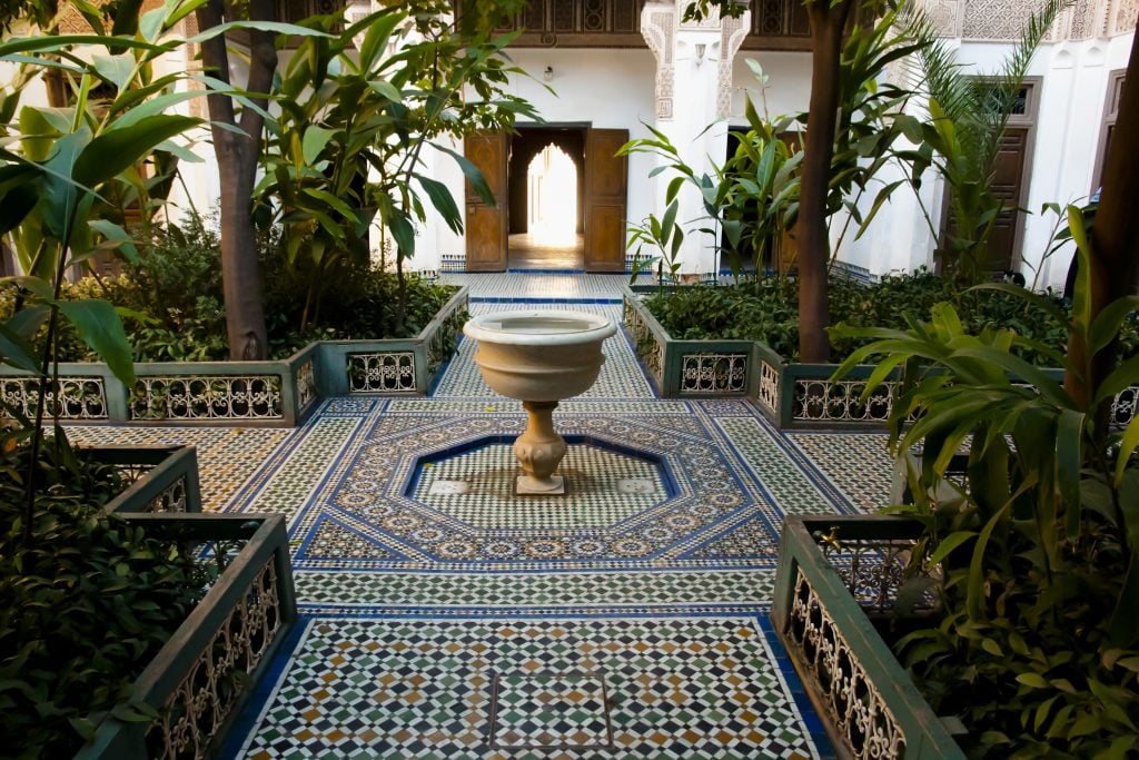 Cortile di un Riad